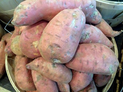Choose anti-oxidant rich fruits and vegetables like yams. (Photos by Christy Hinko)